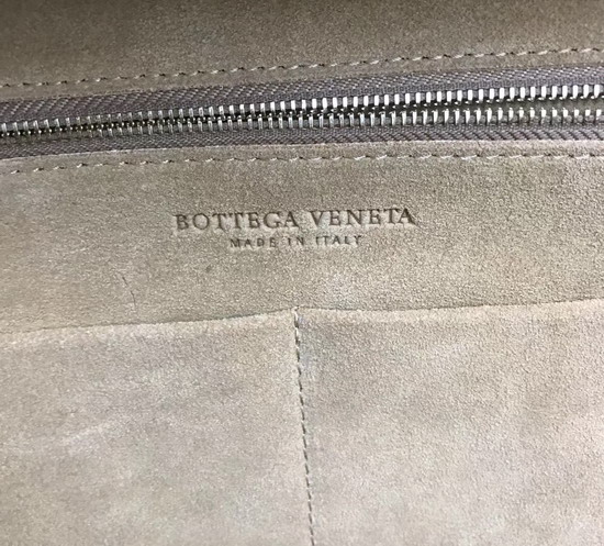 Bottega Veneta Arco 56 Bag in Khaki French Calf with an Orthogonal Maxi Weave