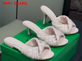 Bottega Veneta Blink Flat Mule Cameo Intrecciato Leather Replica