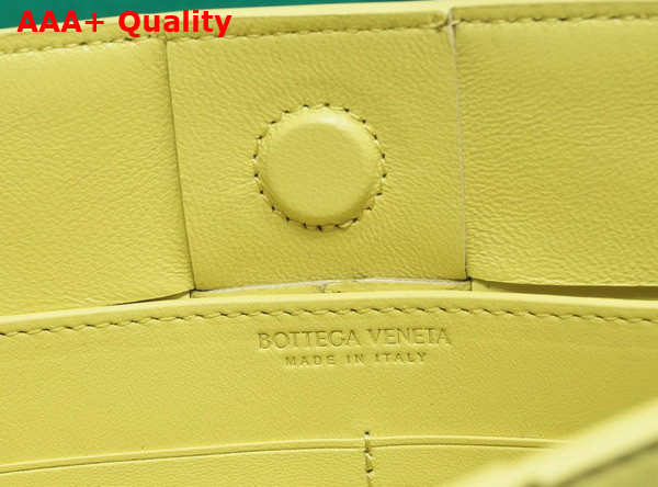 Bottega Veneta Cassette Pouch On Strap Sherbert Intreccio Leather Replica