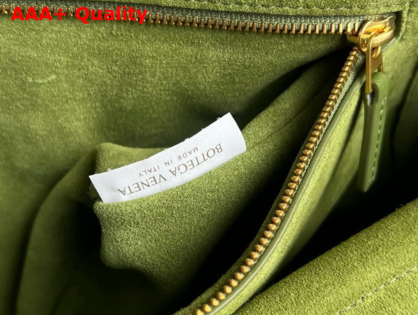 Bottega Veneta Ciao Ciao Top Handle Bag in Matcha Silky Calf Leather Replica