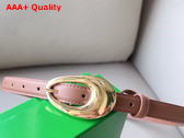 Bottega Veneta Drop Belt in Tan Leather Replica