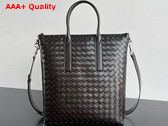 Bottega Veneta Intrecciato Zipped North South Tote Fondant Intrecciato Leather Replica