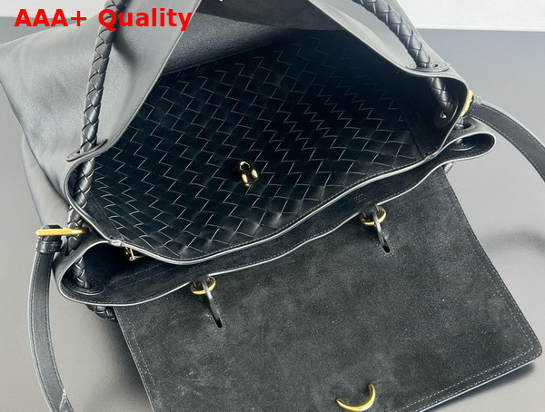 Bottega Veneta Large Ciao Ciao Black Silky Calf Leather Replica