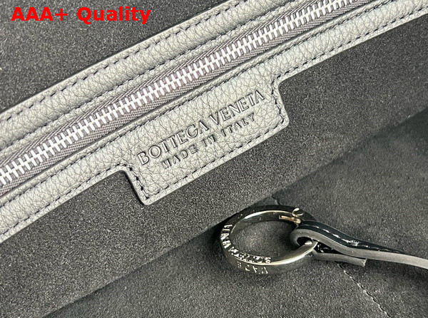 Bottega Veneta Large Traveler Hobo Bag in Black Intrecciato Deerskin Replica