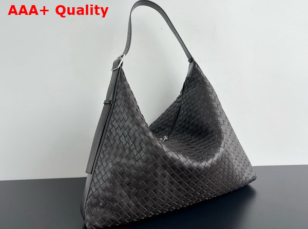 Bottega Veneta Large Traveler Hobo Bag in Fondant Intrecciato Deerskin Replica