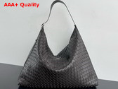 Bottega Veneta Large Traveler Hobo Bag in Fondant Intrecciato Deerskin Replica