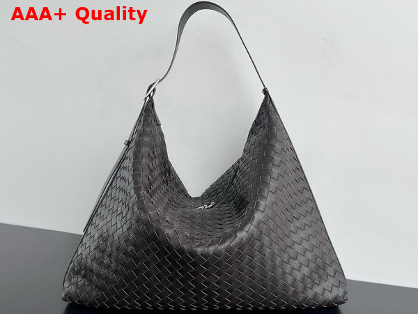 Bottega Veneta Large Traveler Hobo Bag in Fondant Intrecciato Deerskin Replica