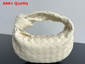 Bottega Veneta Mini Jodie Chalk Intrecciato Leather Replica