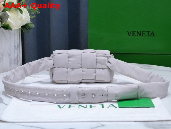Bottega Veneta Mini Padded Tech Cassette Belt Bag in White Replica