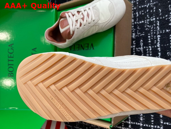 Bottega Veneta Orbit Flash Sneaker Sea Salt Caramel Replica
