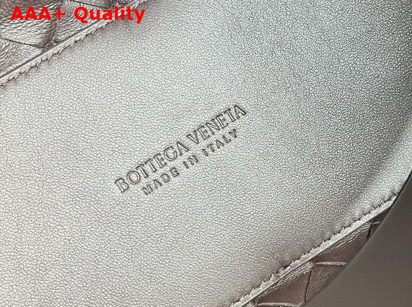 Bottega Veneta Small Andiamo Top Handle Bag in Fondant Supple Intrecciato Suede Replica