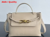 Bottega Veneta Small Ciao Ciao Top Handle Bag in Ecru Silky Calf Leather Replica