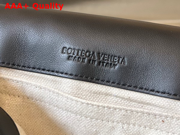 Bottega Veneta Small Cobble Messenger Bag in Black Padded Intrecciato Nappa Leather with Adjustable Strap Replica