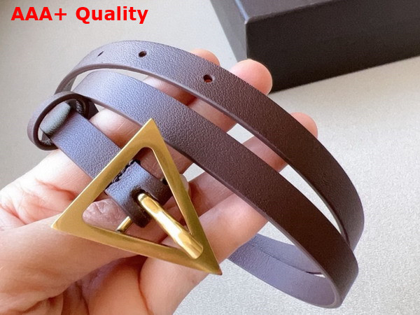 Bottega Veneta Small Triangle Belt Fondant Leather Replica