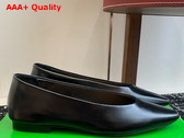 Bottega Veneta Sofia Ballerina Black Shiny Calfskin Replica