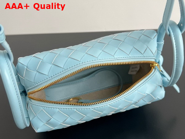 Bottega Veneta Top Handle Loop Zenith Intrecciato Leather Cross Body Bag Replica