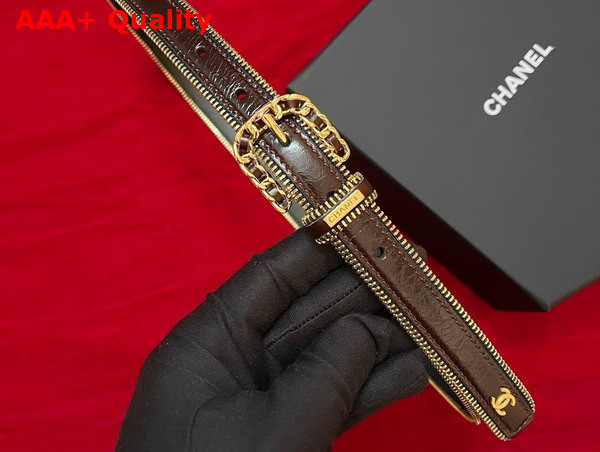 Chanel Belt with Zip Details Replica