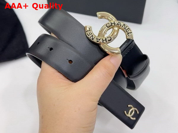 Chanel CC Buckle Leather Belt Replica