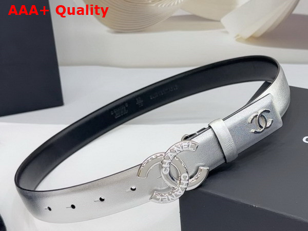 Chanel CC Buckle Leather Belt Replica