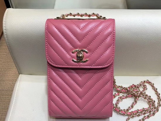Chanel Cell Phone Bag Real Leather