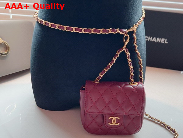 Chanel Chain Belt with Pouch Replica