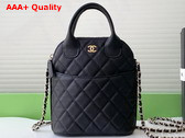 Chanel Clutch with Chain Black Grained Calfskin AP4742 Replica