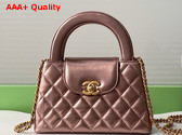 Chanel Mini Shopping Bag in Champagne Lambskin AS4416 Replica