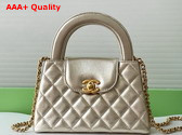 Chanel Mini Shopping Bag in Light Gold Lambskin AS4416 Replica