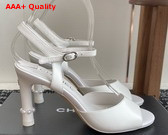 Chanel Sandals in White Lambskin G46488 Replica