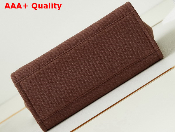 Chanel Small Shopping Bag in Brown Mixed Fibers Calfskin and Gold Tone Metal AS3257 Replica