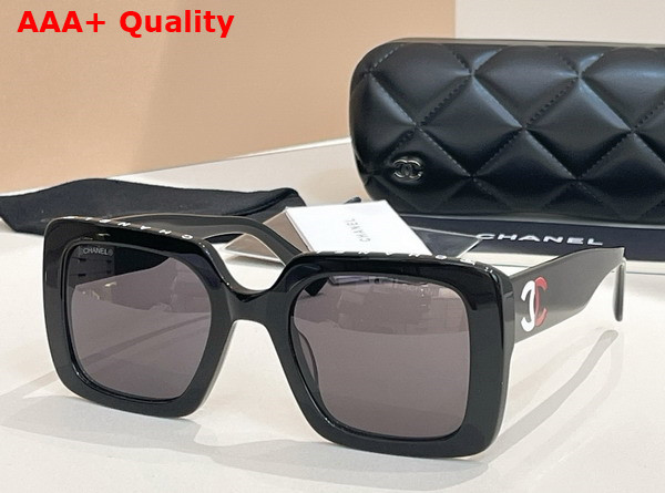 Chanel Square Sunglasses Havana Acetate Replica
