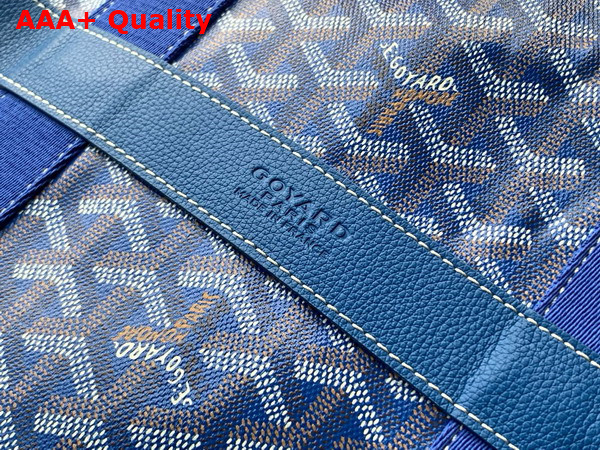 Goyard Barrel 40 Sports Bag in Sky Blue Goyardine Canvas and Chevroches Calfskin Replica