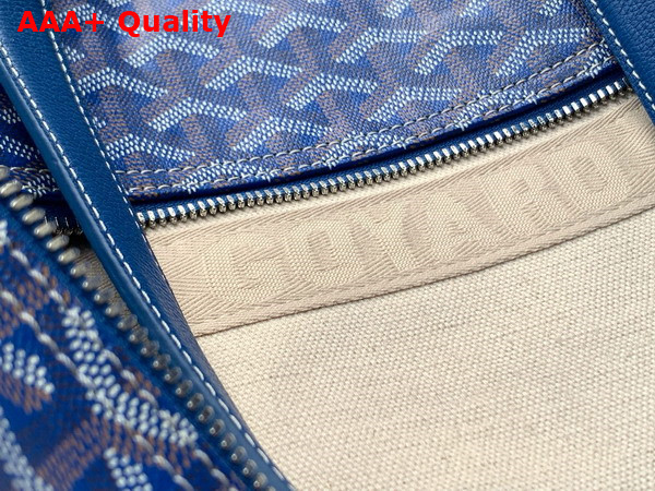 Goyard Barrel 40 Sports Bag in Sky Blue Goyardine Canvas and Chevroches Calfskin Replica
