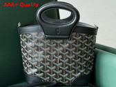 Goyard Beluga Mini Bag in Black Goyardine Canvas and Chevroches Calfskin Replica