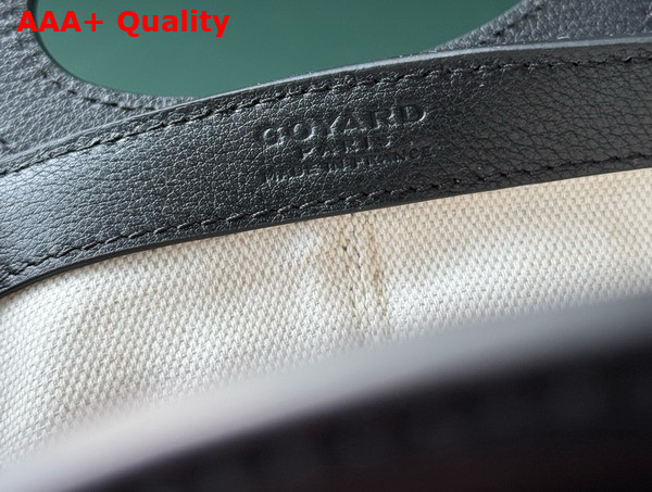 Goyard Beluga Mini Bag in Black Goyardine Canvas and Chevroches Calfskin Replica