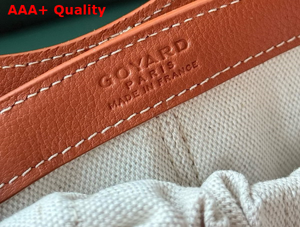 Goyard Beluga Mini Bag in Goyardine Canvas and Chevroches Calfskin Black and Tan Replica
