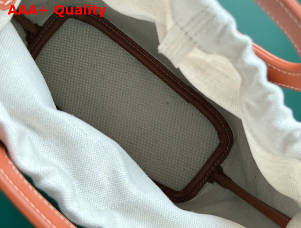 Goyard Beluga Mini Bag in Goyardine Canvas and Chevroches Calfskin Black and Tan Replica