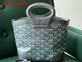 Goyard Beluga Mini Bag in Grey Goyardine Canvas and Chevroches Calfskin Replica