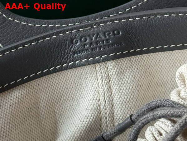 Goyard Beluga Mini Bag in Grey Goyardine Canvas and Chevroches Calfskin Replica