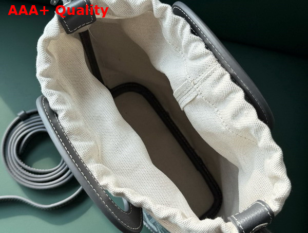 Goyard Beluga Mini Bag in Grey Goyardine Canvas and Chevroches Calfskin Replica