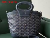 Goyard Beluga Mini Bag in Navy Blue Goyardine Canvas and Chevroches Calfskin Replica