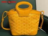 Goyard Beluga Mini Bag in Yellow Goyardine Canvas and Chevroches Calfskin Replica