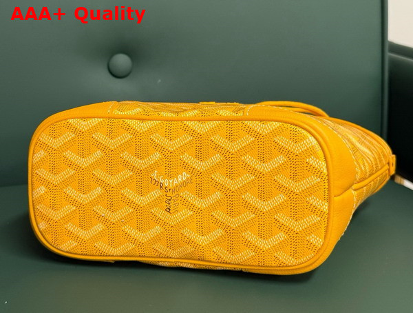 Goyard Beluga Mini Bag in Yellow Goyardine Canvas and Chevroches Calfskin Replica