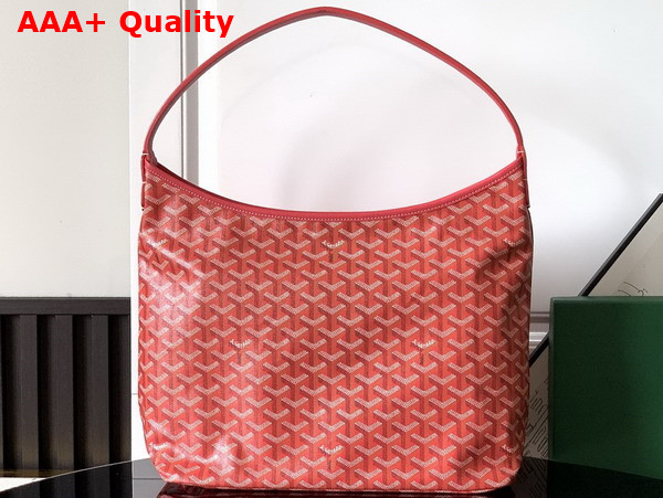 Goyard Boheme Hobo Bag in Fuchsia Goyardine Canvas and Chevroches Calfskin Limited Edition for 2025 Replica