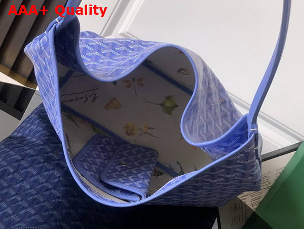 Goyard Boheme Hobo Bag in Iris Goyardine Canvas and Chevroches Calfskin Limited Edition for 2025 Replica