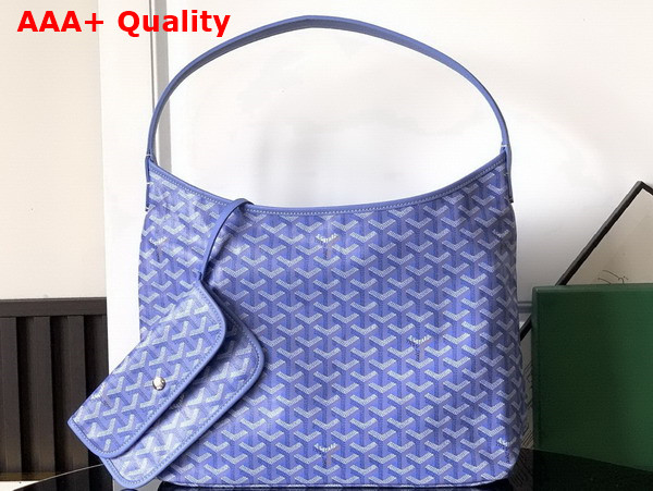 Goyard Boheme Hobo Bag in Iris Goyardine Canvas and Chevroches Calfskin Limited Edition for 2025 Replica