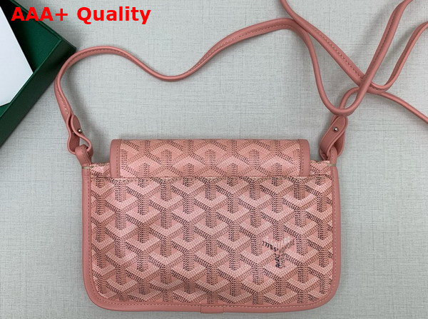 Goyard Plumet Pocket Wallet in Pink Goyardine Canvas and Chevroches Calfskin Replica