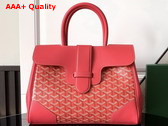 Goyard Saigon Tote Bag in Fuchsia Goyardine Canvas and Chevroches Calfskin Limited Edition for 2025 Replica