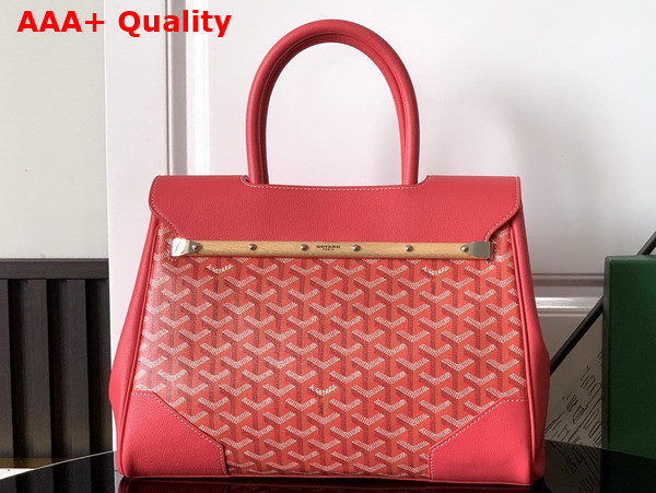 Goyard Saigon Tote Bag in Fuchsia Goyardine Canvas and Chevroches Calfskin Limited Edition for 2025 Replica