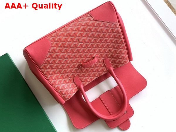 Goyard Saigon Tote Bag in Fuchsia Goyardine Canvas and Chevroches Calfskin Limited Edition for 2025 Replica
